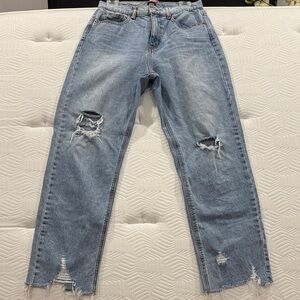 BDG Cowboy Jean Light Wash Distressed